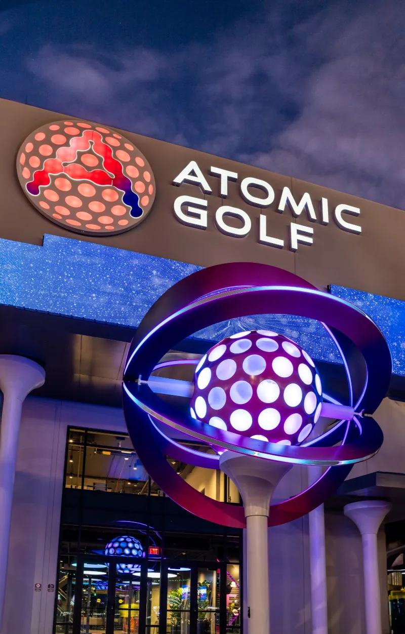 Atomic Golf  Las Vegas con Christie