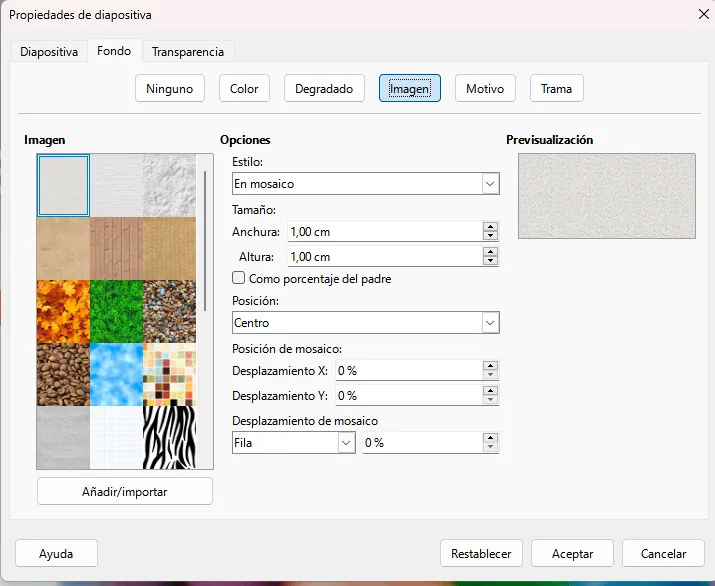 Plantilla para hacer diapositivas